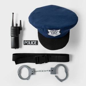 Kids Police Officer Costume 2T - 5T